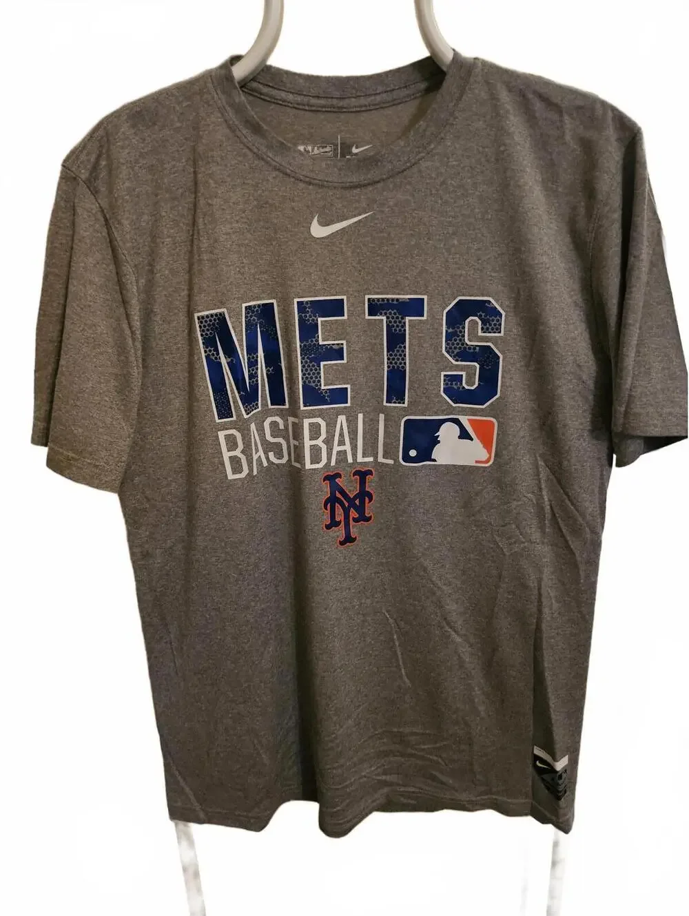 New York Mets - Nike Dry Fit T-shirt - Medium - gray - EUC